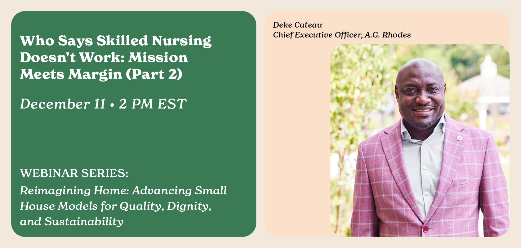 Who Says Skilled Nursing Doesn't Work: Mission Meets Margin (Part 2)